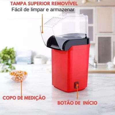 Pipoqueira Vintage Sem óleo Com