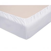 Jogo Lençol Veneza Quarto Casal Queen Bordado 4 Peças 2fronha Cor:branco Com Caqui