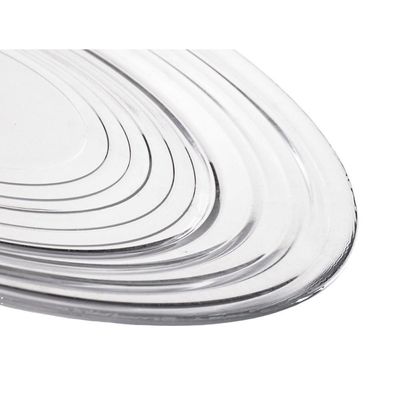Jogo 2 Pratos Transparente Em Vidro 28cm Aino Aalto Iittala