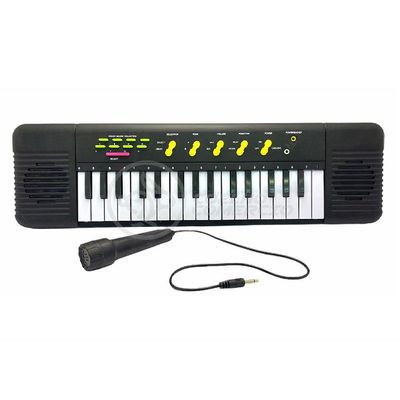 Mini Teclado Infantil 32 Teclas Musical Karaokê E Microfone
