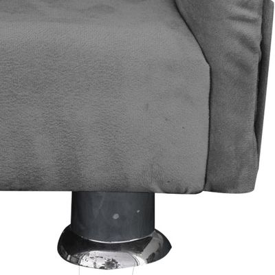 Cama Caminha Diva Pet Veludo Strass Cinza Dvinn Cinza