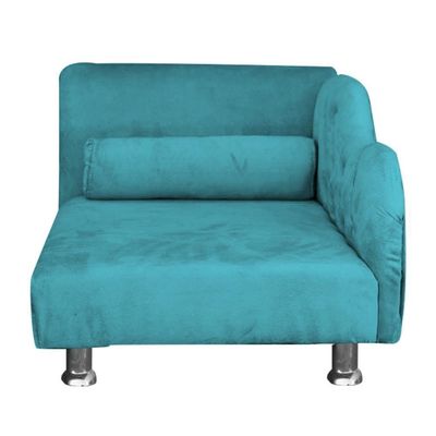 Cama Caminha Diva Pet Veludo Strass Turquesa Dvinn Turquesa