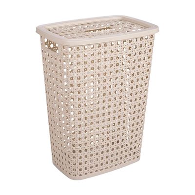 Cesto de Roupa 32L Plasutil Bege