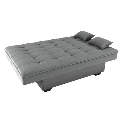 Sofá-cama 180cm 3 Lugares Com Tecido Bouclé Multimóveis Cr45258 Cinza