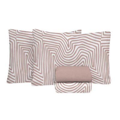 Jogo de Cama King Size 130 Fios Fiori - Abel (7674)