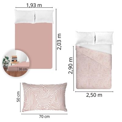 Jogo de Cama King Size 130 Fios Fiori - Abel (7674)
