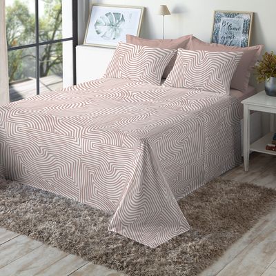 Jogo de Cama King Size 130 Fios Fiori - Abel (7674)