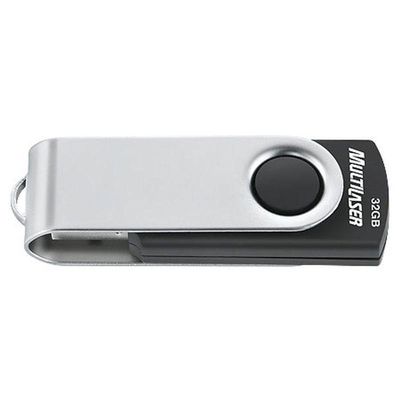 Pen Drive 32gb Twist2 Preto-prata Pd589