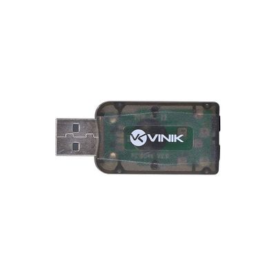 Adaptador Placa De Som Usb 5.1 Canais Virtual Ausb51