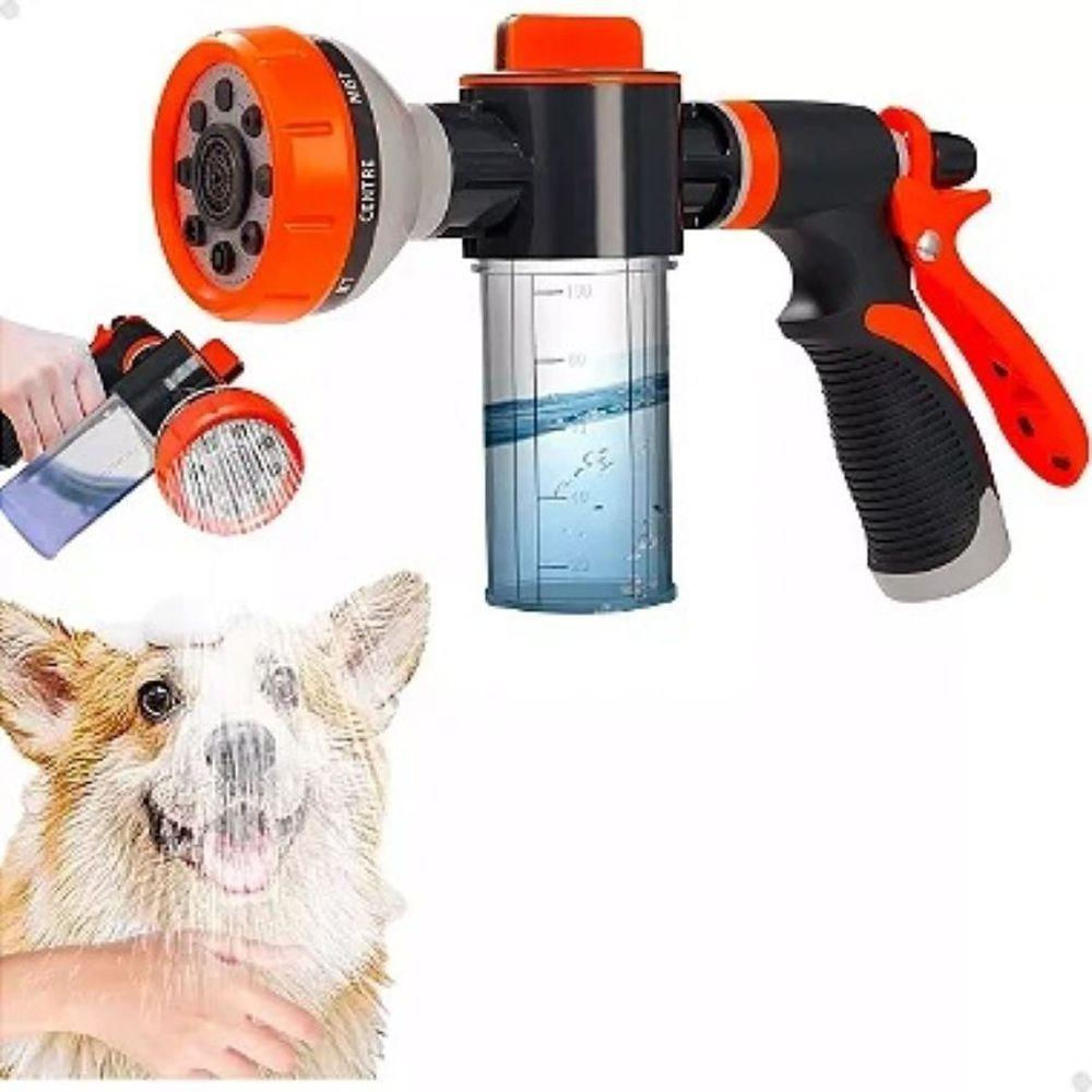 Pistola Pulverizadora Agua Multifunção Reservatório Sabão