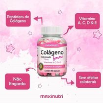 Colágeno Femme Maxinutri Vitaminas A-c-d-e Zinco 90 Cápsulas