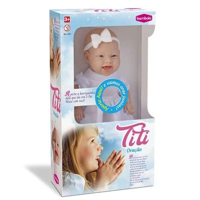 Boneca Titi Oração - Pai Nosso - Bombola