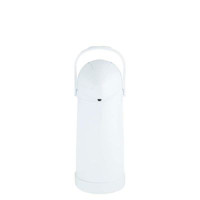 Garrafa Térmica De Pressão Nobile 1 Litro Cores Mor Branco