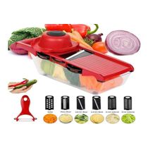 Fatiador de Legumes Mandoline com 6 Lâminas Intercambiáveis