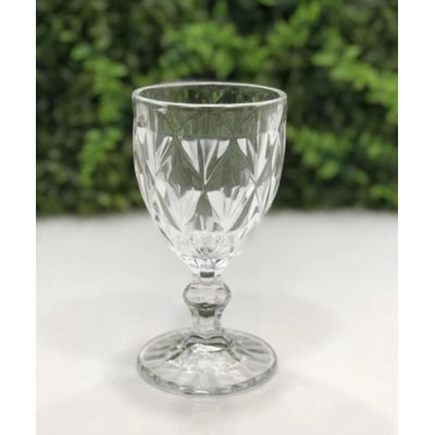 Jogo de 8 Taças para Agua Clear Vitral Verre - Mimo Style
