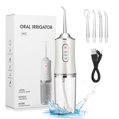 Aparelho Higiene Dental Bucal Jato DÁgua Irrigador Portátil | Limpeza Profunda e Saúde para Seu Sorriso