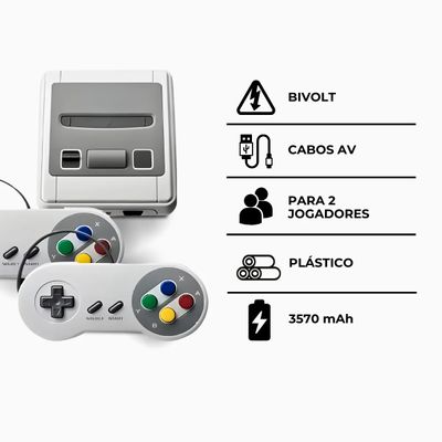 Nintendo Super Mini SFC - Console Super Mini Game – A Melhor Coleção de Jogos Retrô em um Console Compacto