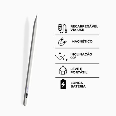Caneta Digital Universal Touchscreen Ponta Fina - Precisão, Conforto e Durabilidade