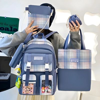 Conjunto Completo de Mochila e Acessório - Luxuoso e Versátil