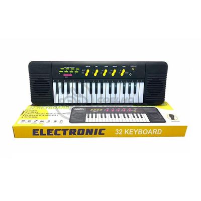 Mini Teclado Infantil 32 Teclas Musical Karaokê E Microfone