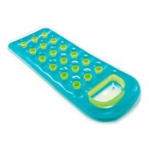 Colchão Bronzeador Inflável Copacabana Com Porta Copos Intex Verde