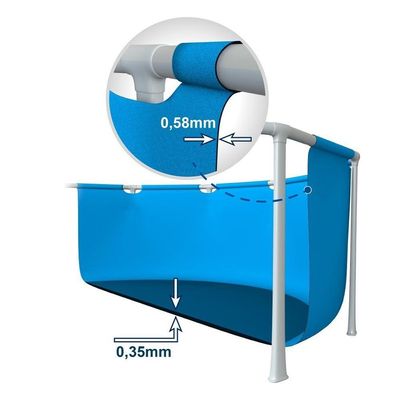 Piscina Estrutural Circular Clearview Completa 12.706 Litros 110v Intex