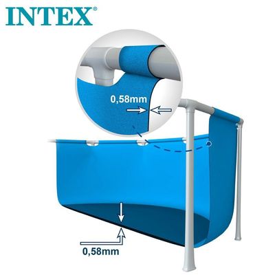 Piscina Estrutural Metal Galvanizado 1.828 Litros Intex