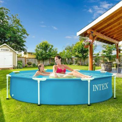 Piscina Estrutural Metal Galvanizado 1.828 Litros Intex