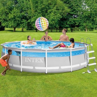 Piscina Estrutural Circular Clearview Completa 12.706 Litros 110v Intex