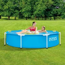 Piscina Estrutural Metal Galvanizado 1.828 Litros Intex