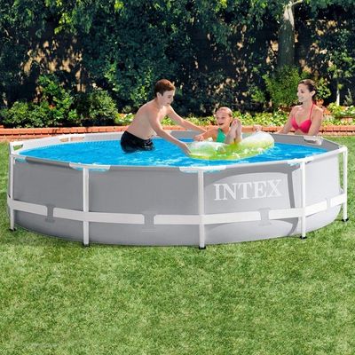 Piscina Estrutural 4.485l Prism Bomba Filtrante 110v Intex