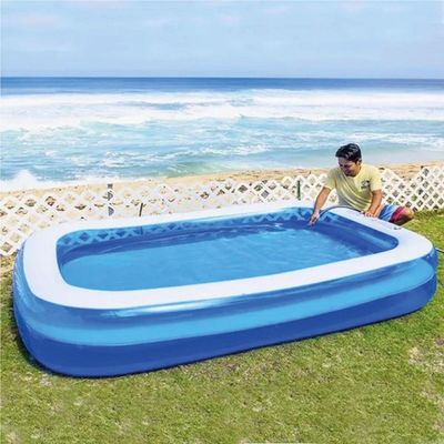 Piscina Inflável Retangular Familiar 440 Litros Jilong