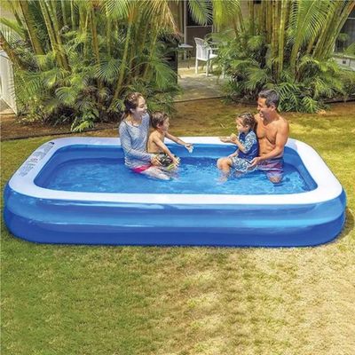 Piscina Inflável Retangular Familiar 440 Litros Jilong