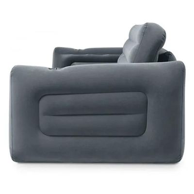 Sofá Cama Inflável Intex 200kg Cama Casal Duplo 2 Em 1 - Intex