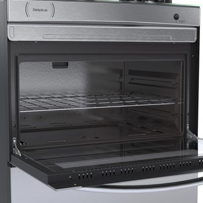 Fogao a Gas 6 Bocas Venax Delplus Vitreo BL Inox