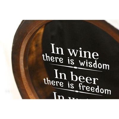 Quadro Decorativo Porta Rolhas Redondo In Wine Wisdom