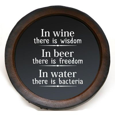 Quadro Decorativo Porta Rolhas Redondo In Wine Wisdom
