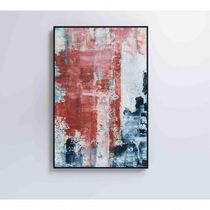 Quadro Pintura Abstrata Urban Medidas 60x90 Cm Impressão Tecido Canvas