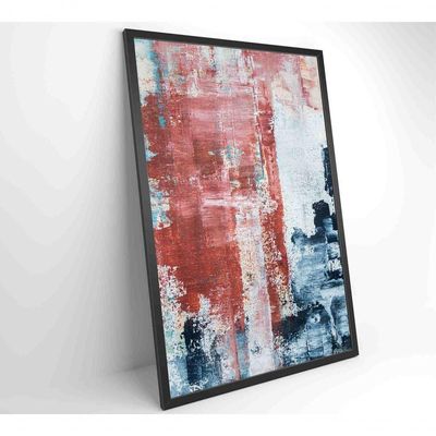 Quadro Pintura Abstrata Urban Medidas 60x90 Cm Impressão Tecido Canvas