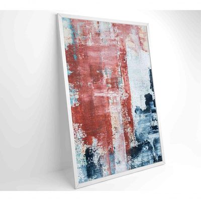 Quadro Pintura Abstrata Urban Medidas 60x90 Cm Impressão Tecido Canvas