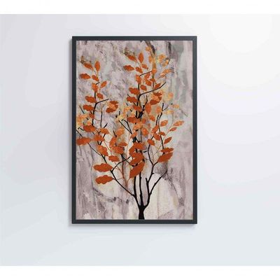 Quadro Pintura óleo Folhas No Outono Medidas 60x90 Cm Impressão Adesivo Fotográfico