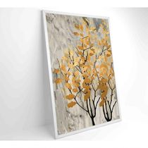 Quadro Pintura óleo Folhas No Outono Medidas 60x90 Cm Impressão Adesivo Fotográfico