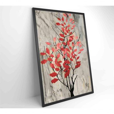 Quadro Pintura óleo Folhas No Outono Medidas 60x90 Cm Impressão Adesivo Fotográfico