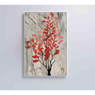 Quadro Pintura óleo Folhas No Outono Medidas 60x90 Cm Impressão Adesivo Fotográfico