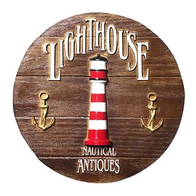 Placa Decorativa De Parede Em Resina - Light House