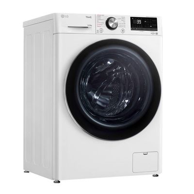 Lava e Seca Smart LG VC2 14kg Branca com Inteligência Artificial AIDD Wi-fi  ThinQ CV9014WC2A 220V