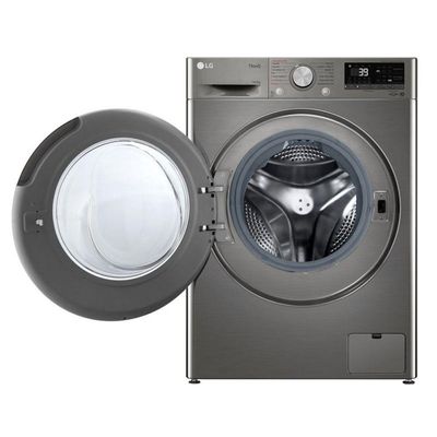 Lava e Seca Smart LG VC2 14kg Inox Look Com Inteligência Artificial AI DD CV9014PC2 110V