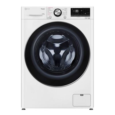 Lava e Seca Smart LG VC2 14kg Branca com Inteligência Artificial AIDD Wi-fi  ThinQ CV9014WC2A 220V