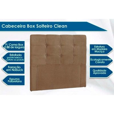 Cama Box Solteiro CRC + Colchão Ortopédico Light Ortobom + Cabeceira Clean - Suede Preto