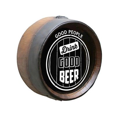 Quadro Decorativo Porta Rolhas Redondo Good Beer - Grande 1094